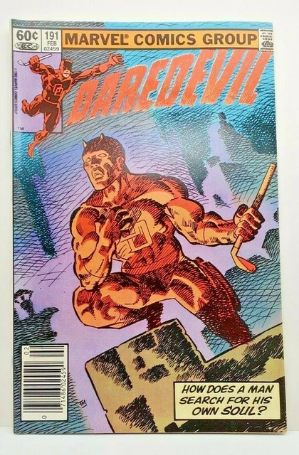 Daredevil # 191 Marvel Comic Book Bullseye Defenders Hell's Kitchen VF/NM (1983)
