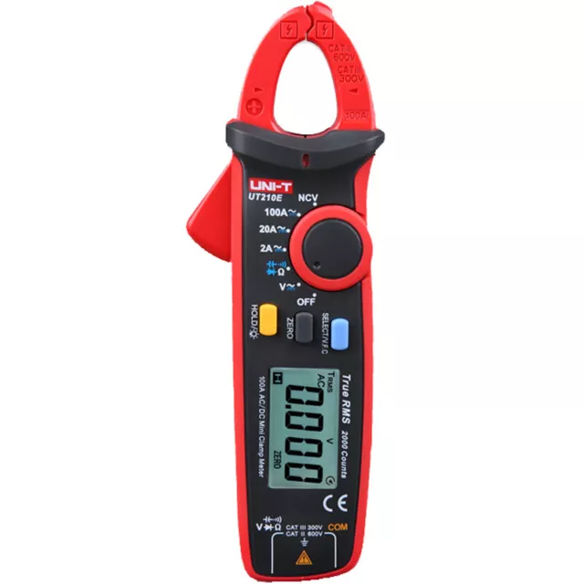 UNI-T DIGITAL UT210E 100Amp 600V AC DC CLAMP METER Multimeter True RMS VFC diode