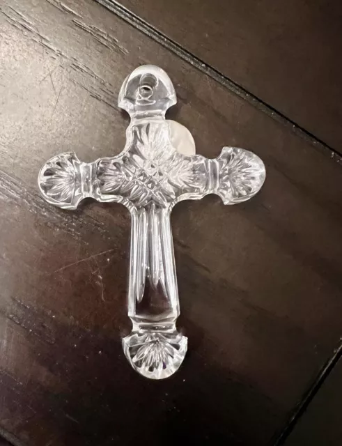 Waterford Crystal first edition cross ornament excellent condition