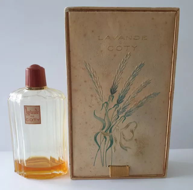 Parfums Tres Ancien ( 1900 ) Coffret Coty Flacon  Lavande   Tres Rare