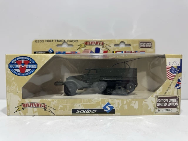 Solido Half-track M3 – 40ème Anniversaire, 1/43, Métal, Boîte Et Notice, TBE