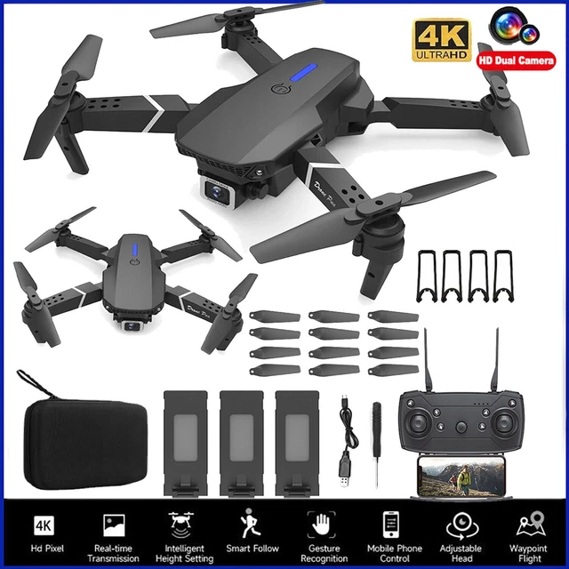 2025 DRONE RC Drones Pro 4K HD Camera WIFI FPV Quadcopter Foldable Bag ...