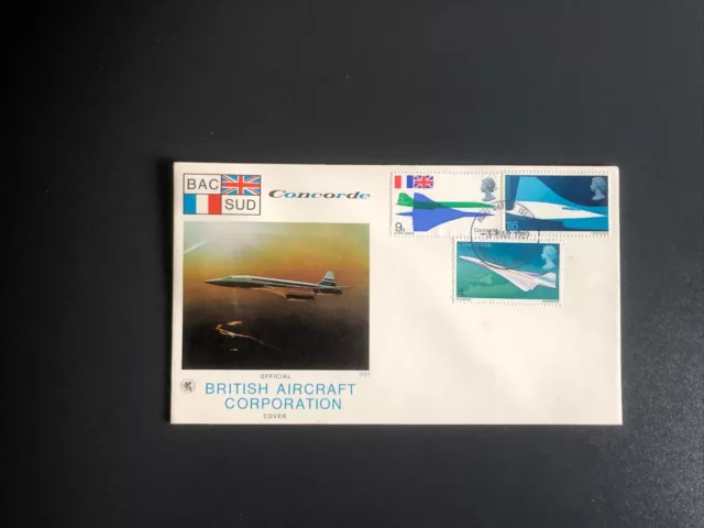 GB 1969 Concorde Official British Aircraft Corporation Illustrated FDC