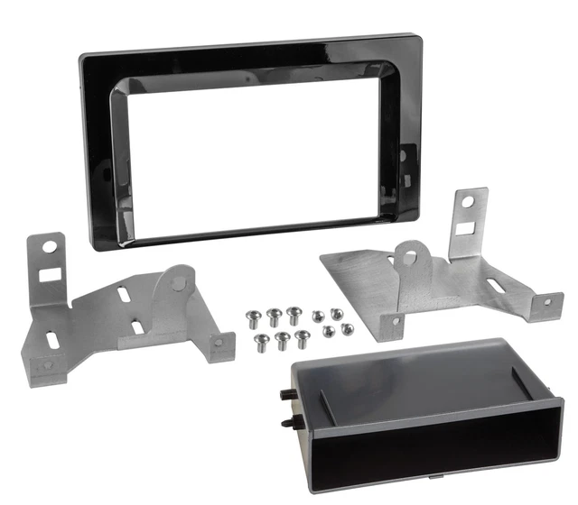 Maschera radio DIN autoradio per Toyota Aygo X AB7 dal 2022 vernice pianoforte