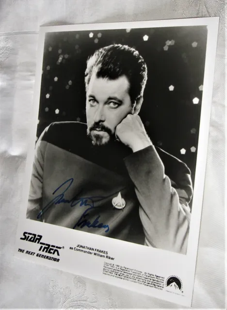 Publicity Photo - Jonathan Frakes - Star Trek, The Next Generation – Signed