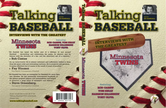  TwinsTalking Baseball avec Ed Randall - Minnesota Twins - DVD JAMAIS OUVERT