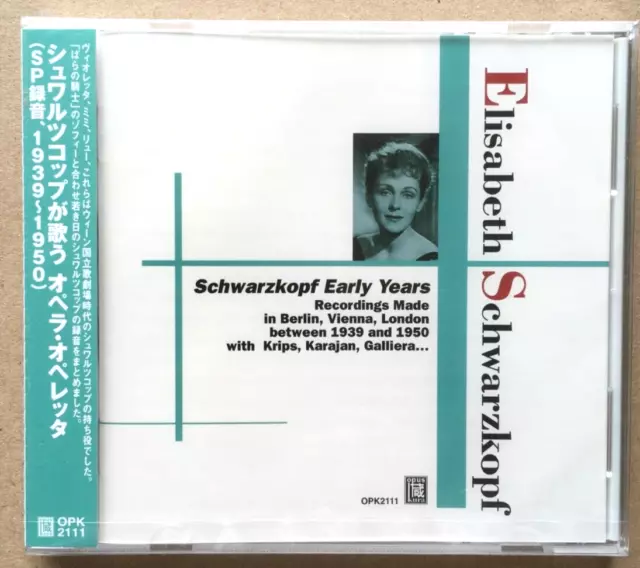 OPK2111 - Elisabeth Schwarzkopf Sings Opera and Operetta (78s recordings, 1939-1