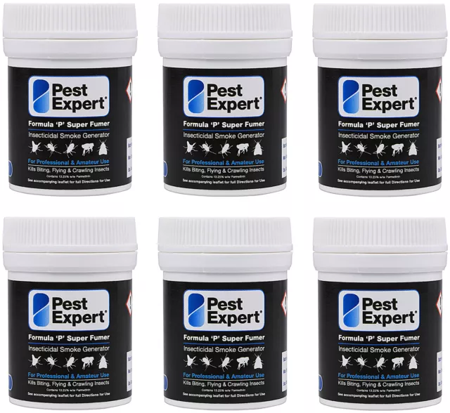 6 PACK - Pest Expert® Flea Bomb Kills Cat / Dog Fleas (11g) Full House Treatment