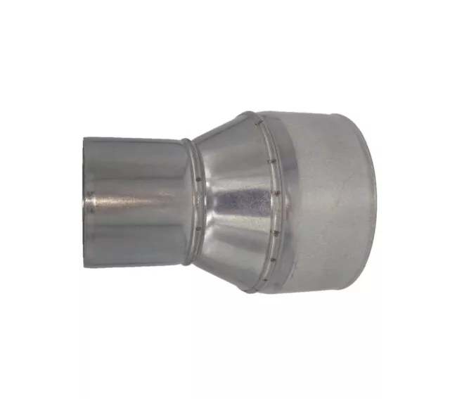 Acier Galvanisé Tuyau Reducer Tubage Connecteur Cheminée Doublure Adaptateur