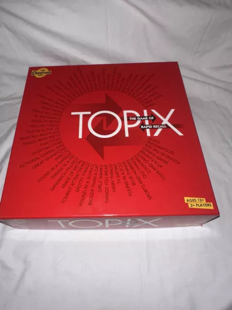 Boxed Topix The Game Of Rapid Recall By Cheatwell Games