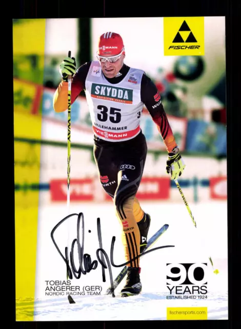 Tobias Angerer Autogrammkarte Original Signiert Skilanglauf + A 173231