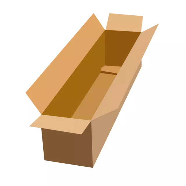 Cardboard Boxes - 2ft, 3ft, 6ft Long Packaging Box 24cm to 180cm Single Wall