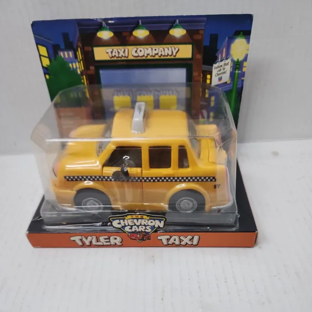The Chevron Cars 1997 - Tyler Taxi - Vintage Collectible Toy Car NEW