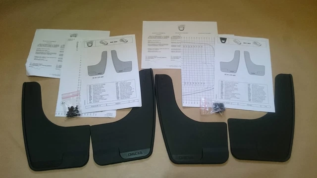 Jeu De Bavettes Garde-boue Avant Compatibles Dacia Sandero Stepway 2012-2024 - Gauche, Lavable