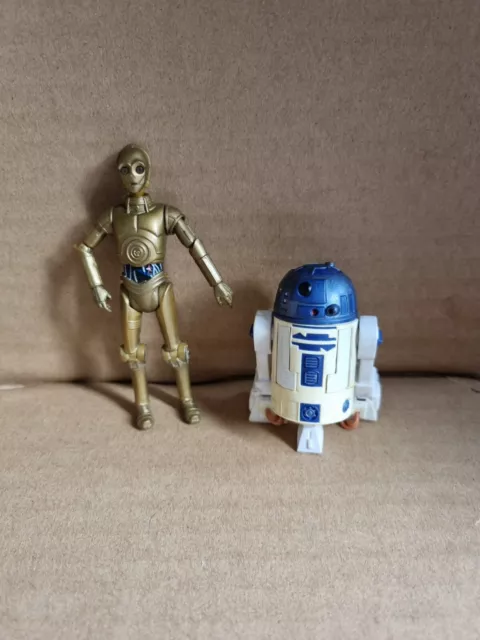 Star Wars The Clone Wars C-3PO Protocollo Droid & R2-D2 9.5cm Figura Pacchetto