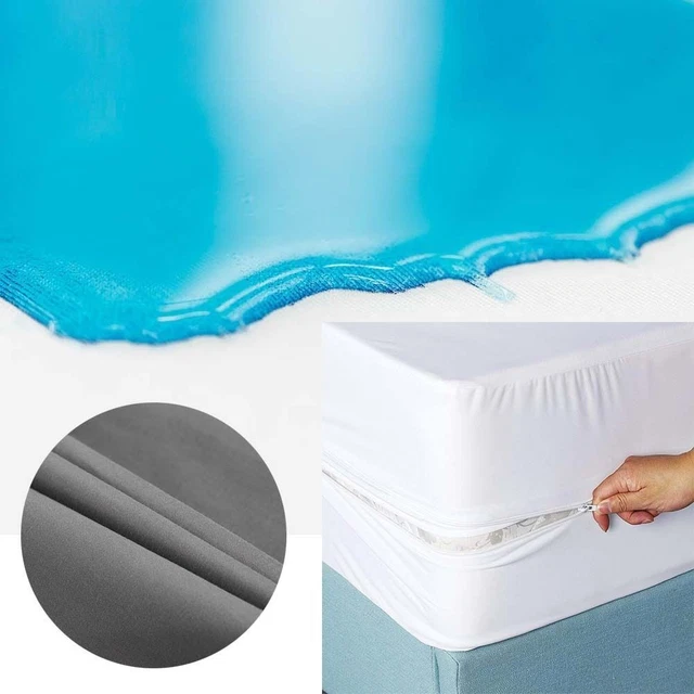 with Zipper Waterproof Bedsheet Dust-proof Fitted Sheet  Home Textile