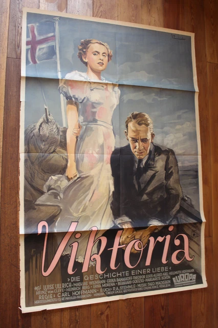 1935 Plakat VIKTORIA Josef Fenneker Luise Ullrich Carl Hoffmann Mathias Wiemann 1935 Plakat VIKTORIA Josef Fenneker Luise Ullrich Carl Hoffmann Mathias Wiemann