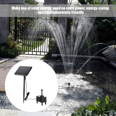 8er Set Solare oleoelettrici Giardino Fontana Ugelli in plastica testa sostituire accessori 