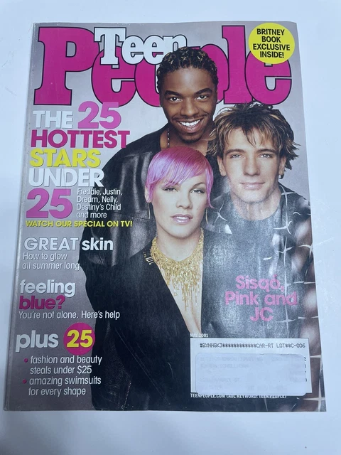 TEEN PEOPLE SISQO Pink And JC May 2001 Magazine Cut Britney Special ...