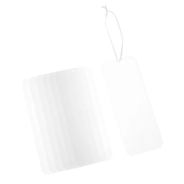 UKCOCO 2 Pièces Panneaux De Table Réservée Acrylique Noir