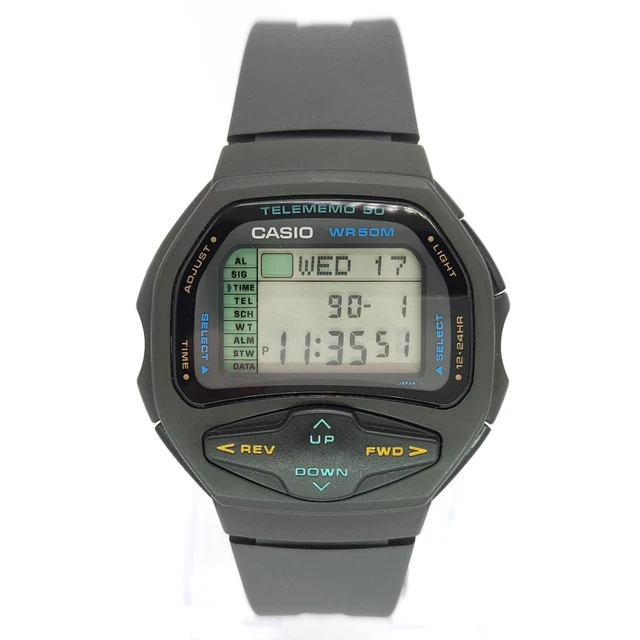 送料込み⭐︎CASIO DINO ZONE TELEMEMO 50 デジタル腕時計 ✨ 1983 CASIO TELEMEMO 50 DINO ZONE / THE DINOSAUR SOCIETY