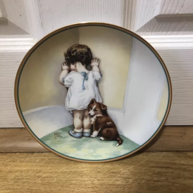 IN DISGRACE collector plate BESSIE PEASE GUTMANN Child's Best Friend HAMILTON