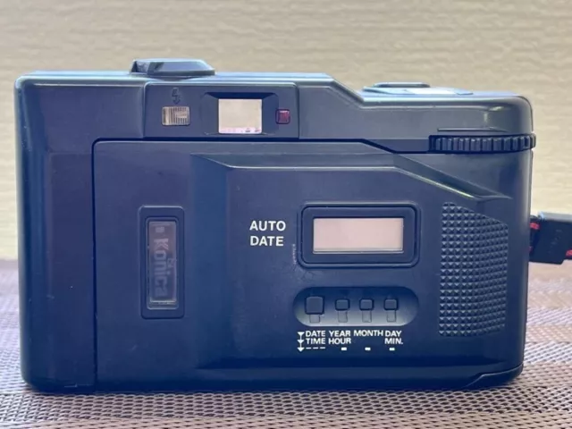 Konica Tomato Auto Date Point & Shoot 35mm Film Camera from JAPAN Used 3