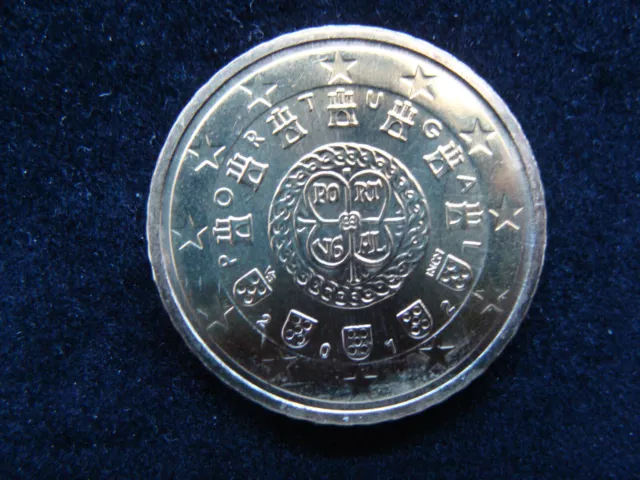 50 Cent Kursmünze Portugal 2012 bankfrisch, unc, aus Münzrolle, keine Umlaufmünz