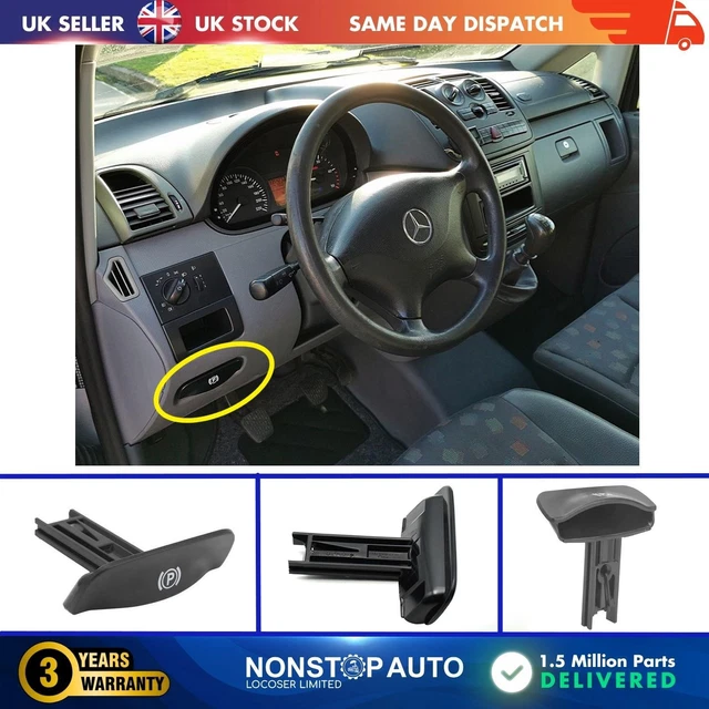 Abs Qualité Poignée Frein à Main Pour Mercedes Vito W639 - Compatible 2003- 2015 - Remplacement A6394270020 Poignée Frein à Main Vito
