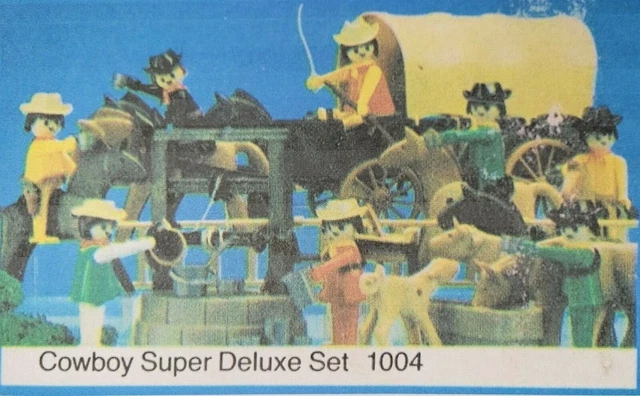Playmobil Cowboy Starter Kit System Play set Schaper 95% Complete Vintage 1976