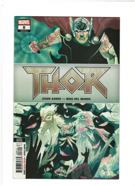 Thor #8 VF+ 8.5 2nd Print Marvel Comics 2019 Jason Aaron