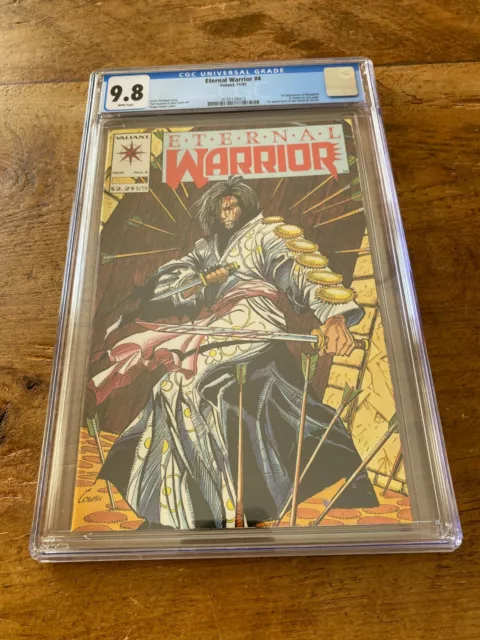 Eternal Warrior #4 CGC 9.8 1st App Bloodshot and Immortal Enemy 1992