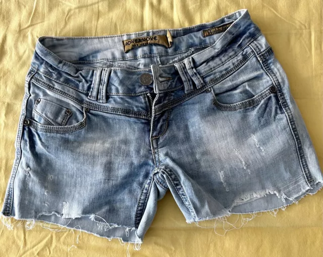 Damen Jeans Shorts Hot Pants used Look von Nove & Nove 1st Level Gr.38