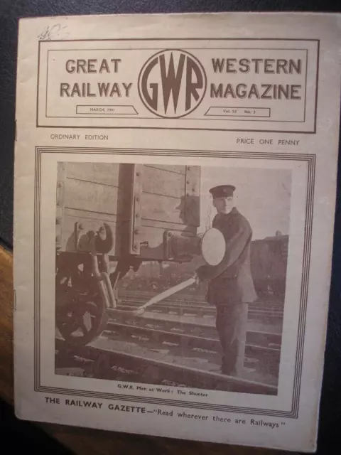 GWR Railway Magazine British Transport Military History Army RAF Civil Defence