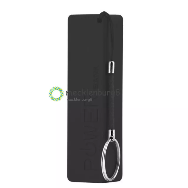 Black 1x18650 Portable USB Power Bank Charger Pack Box Battery Case