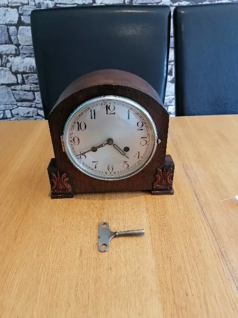 Vintage Art Deco Haller Mantel Clock