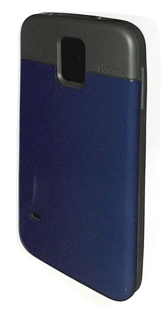 LUNATIK FLAK Dual Layer Prortection Case for Samsung Galaxy S5 Dark Blue/Black