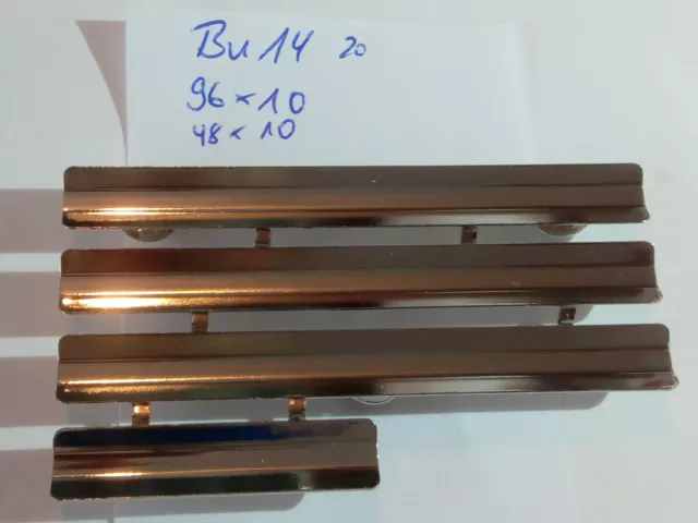 Bandspangen Unterteil für 14 x 25mm BRD Spangen (bu14)