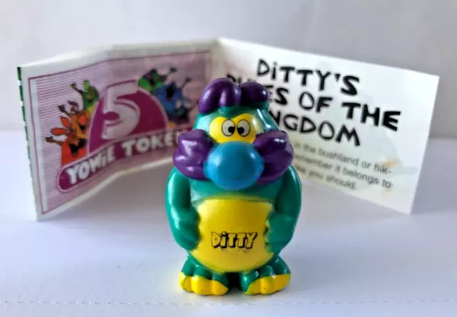 Yowie 1997 Series 1  DITTY  with paper - Vintage Yowies