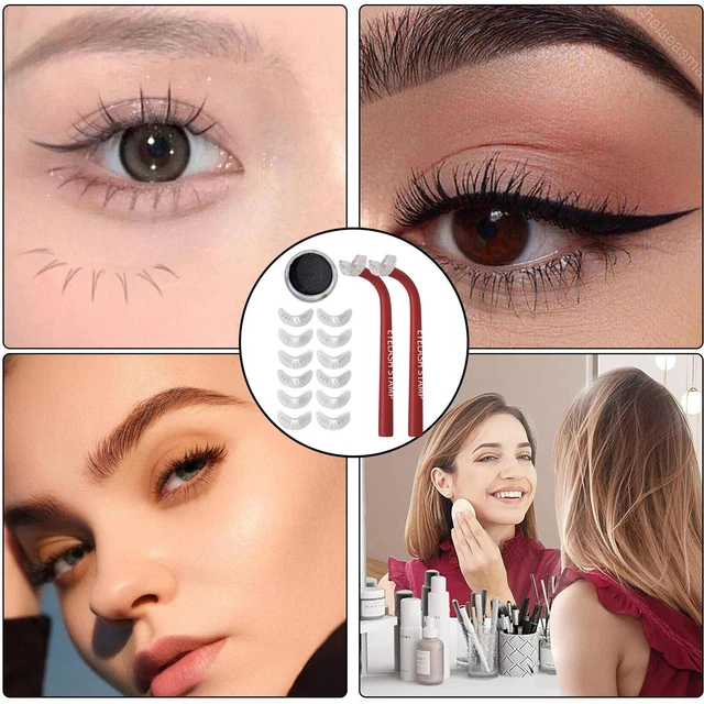 Eyelash Template Makeup Tool Silicone Seal Lower Eyelash Stamps Eye Makeup