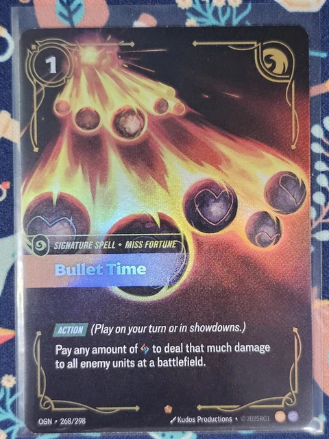 RIFTBOUND LEAGUE OF Legend Origin English 2025 EPIC OGN-268/298 Bullet ...