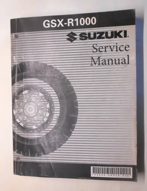 2007 Suzuki GSXR1000 OEM Service Manual 99500-39310-03E GSX R1000