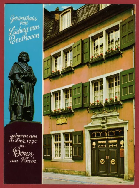 Bonn am Rhein Geburtshaus von Ludwig van Beethoven geb. am 16. Dezember 1770 AK