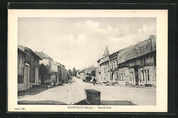 CPA Chonville, Grande-Rue
