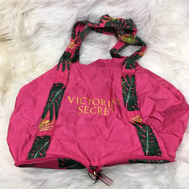 Victoria Secret Tropical Expandable Duffel Bag Travel Luggage carry on