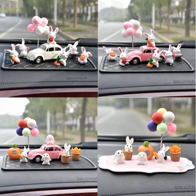 Ainiv Car Rubber Ducks, Rubber Duck Car Decoration Dashboard Car Ornament,  Rubber Duck for Car Dashboard Decoration Accessories with Mini Chair, Hat,  Necklace and Sunglasses for Party Favours (5 Set) - Antika