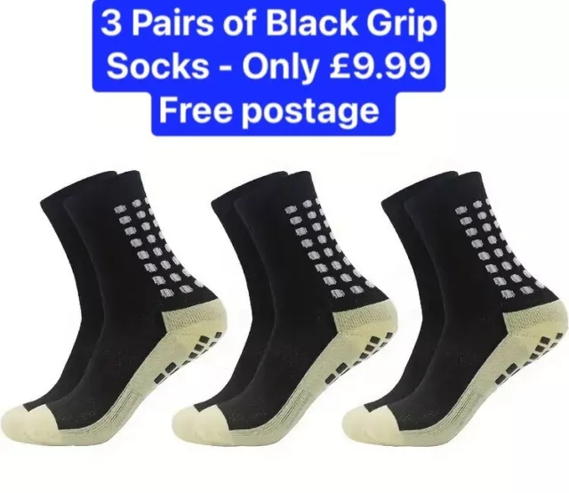 3 PAIRS GAIN THE EDGE grip socks size Small White Blue NEW £12.00 -  PicClick UK