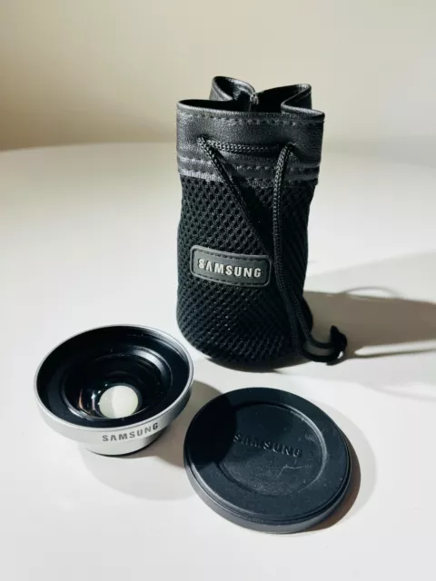 Lente de conversión ancha Samsung SCL-W3755 - excelente estado + bolsa de lente