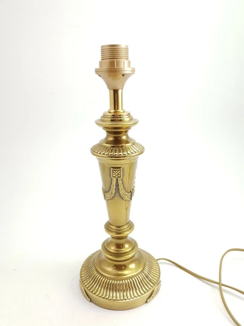 Vintage French Brass Louis XV Style Table Lamp Base
