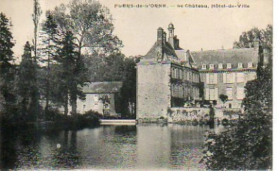 CPA 61   FLERS  DE L'ORNE   le chateau  hotel de ville